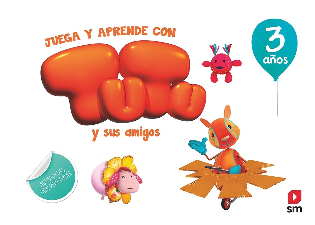 JUEGA Y APRENDE CON TUTU Y SUS AMIGOS. 3 AٌNOS (PAPERBACK)