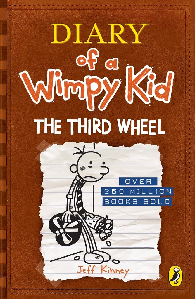 DIARY OF A WIMPY KID : THE THIRD WHEEL (BOOK 7) N.E