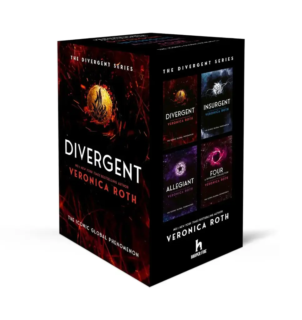 DIVERGENT SERIES BOX SET 1-4 (DIVERGENT, INSURGENT, ALLEGIANT, FOUR) N.E