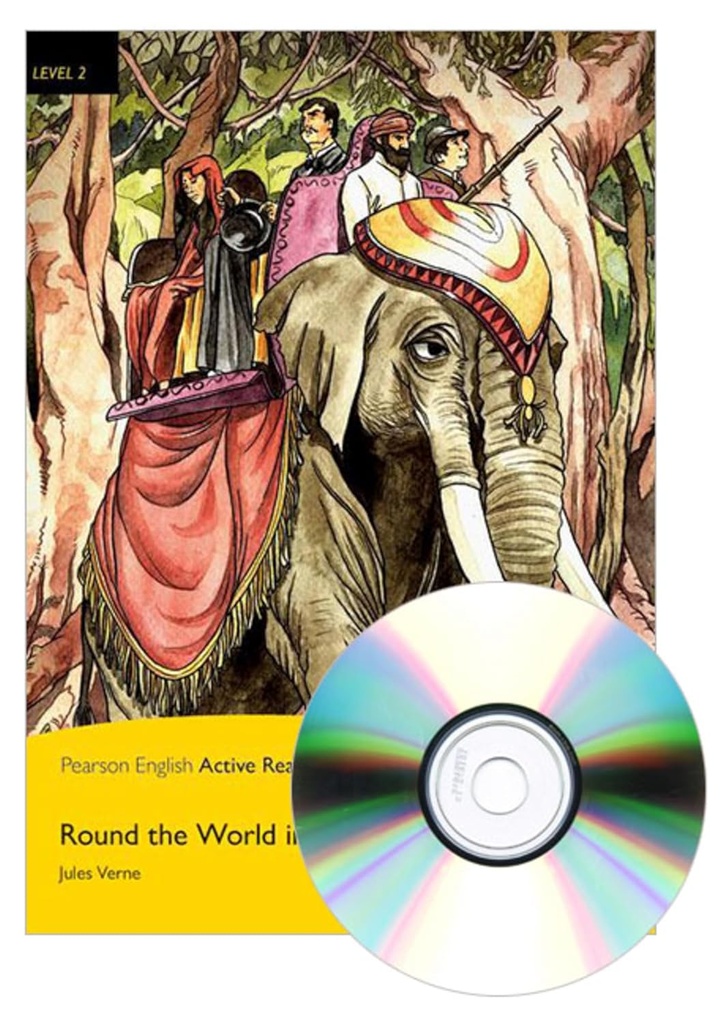 ROUND THE WORLD IN EIGHTY DAYS (L.2)+CD-ROM & MP3