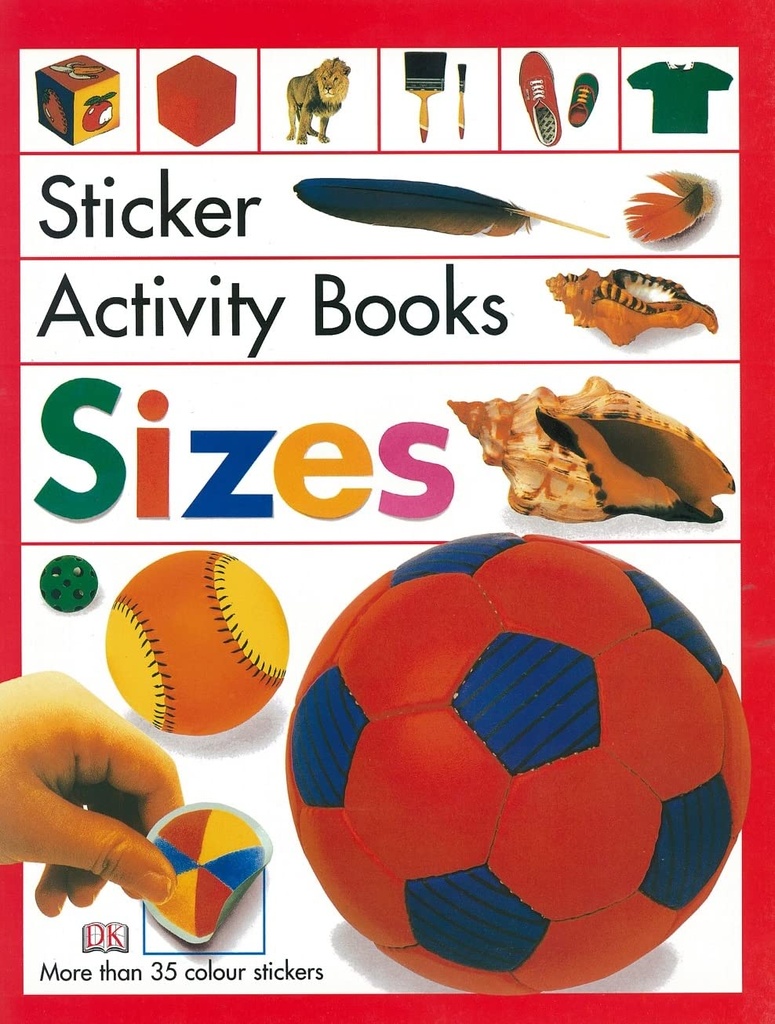 STICKER ACTIVITY BOOK : SIZES
