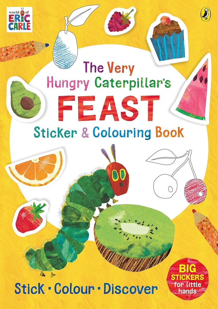THE VERY HUNGRY CATERPILLAR’S FEAST STICKER & COLOURING BOOK