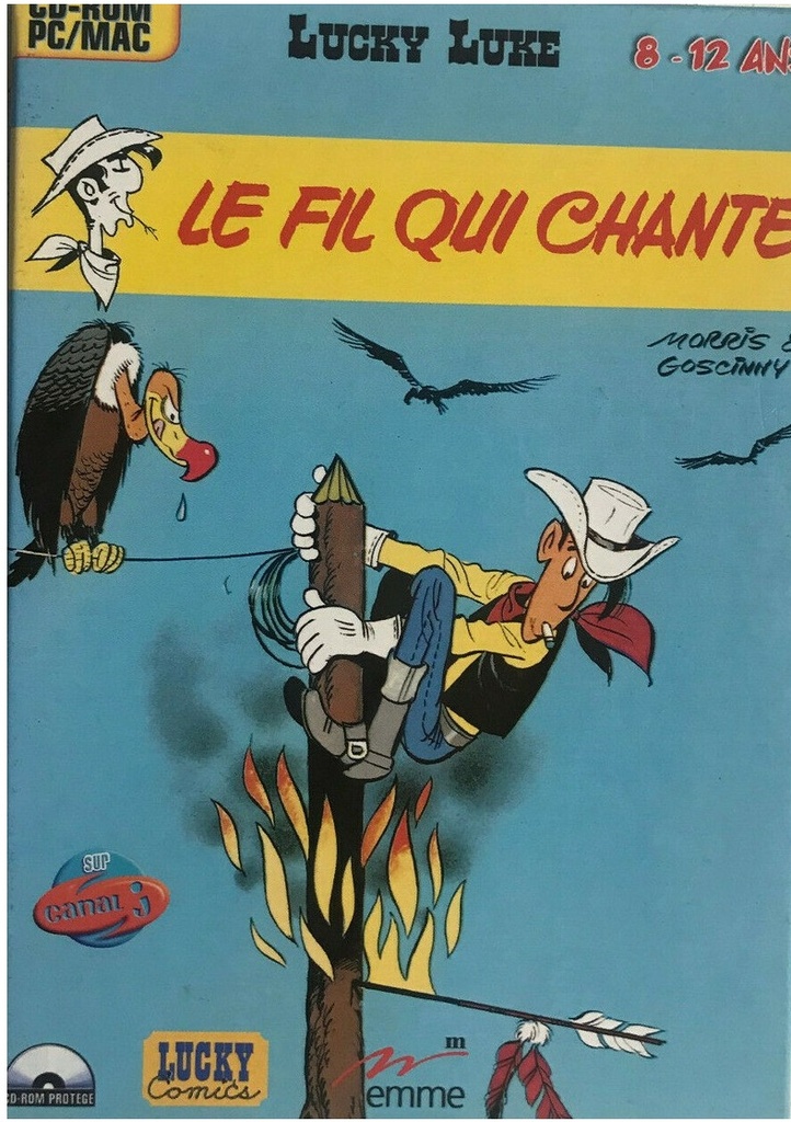 LUCKY LUKE : LE FIL QUI CHANTE CD-ROM  (8-12 ANS) P.F