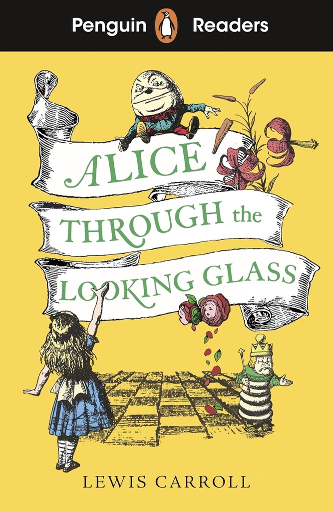 PENGUIN READERS : ALICE THROUGH THE LOOKING GLASS - BOOK - Level 3