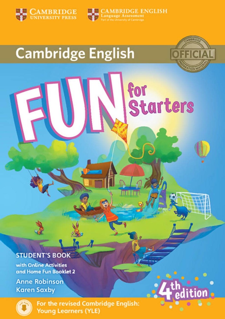 FUN FOR - STUDENT'S BOOK+AUDIO DOWNLOAD, ONLINE ACTIVITIES & HOME FUN BOOKLET 2 - STARTERS