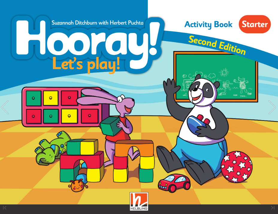 HOORAY! LET'S PLAY! - ACTIVITY BOOK WITH STICKERS - Starter