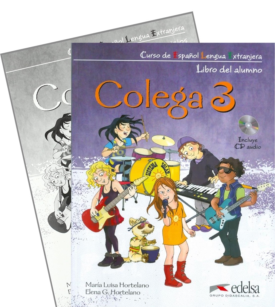 COLEGA - LIBRO DEL ALUMNO + LIBRO DE EJERCICIOS + CD (PACK) - 3