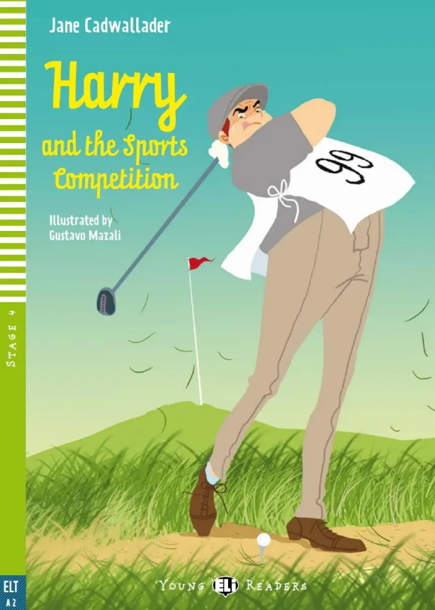 ELI YOUNG : HARRY & THE SPORT'S COMPETITION  - FLYERS WITH CD - 