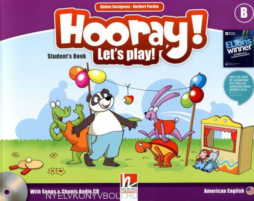 HOORAY! LET'S PLAY! B SBK+SONG & CHANTS CD (US ED)