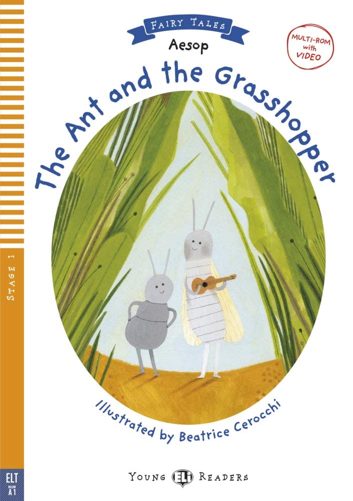 ELI YOUNG : THE ANT & THE GRASSHOPPER  - BOOK WITH VIDEO MULTI-ROOM  - Below Starters