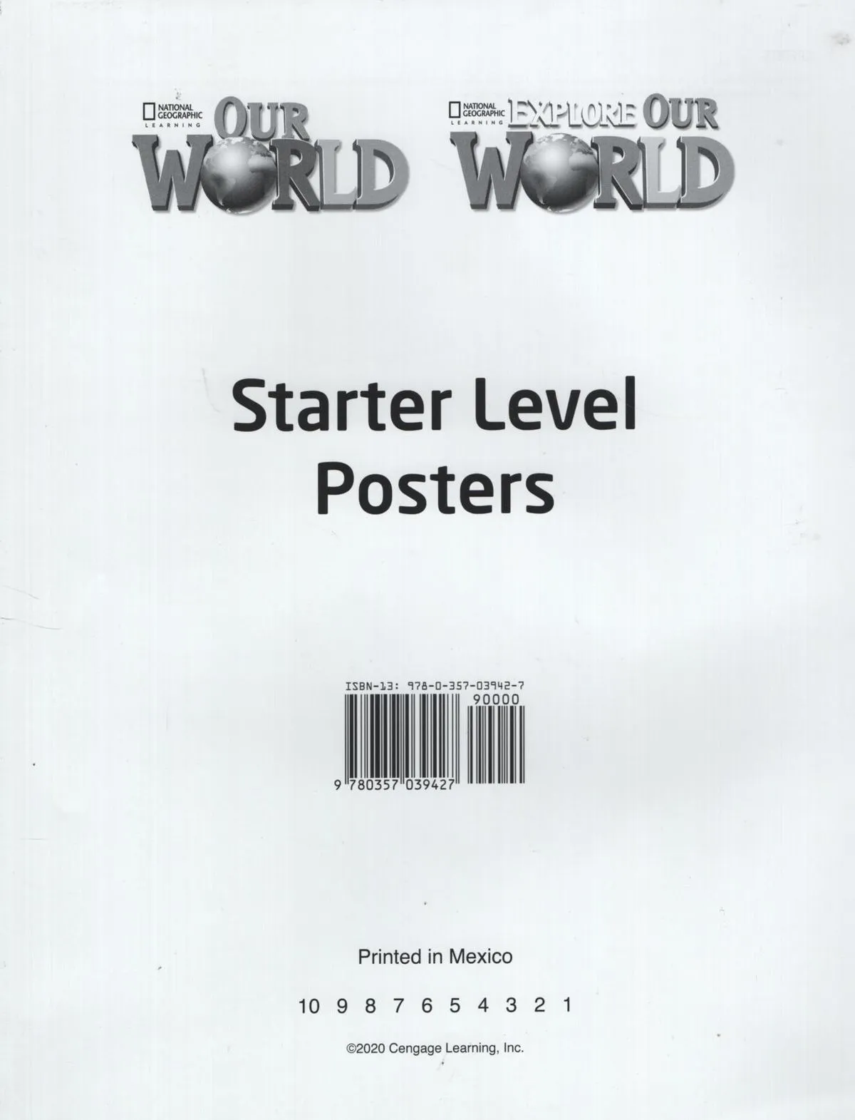 OUR WORLD/EXPLORE OUR WORLD STARTER POSTERS (US 2ND ED)