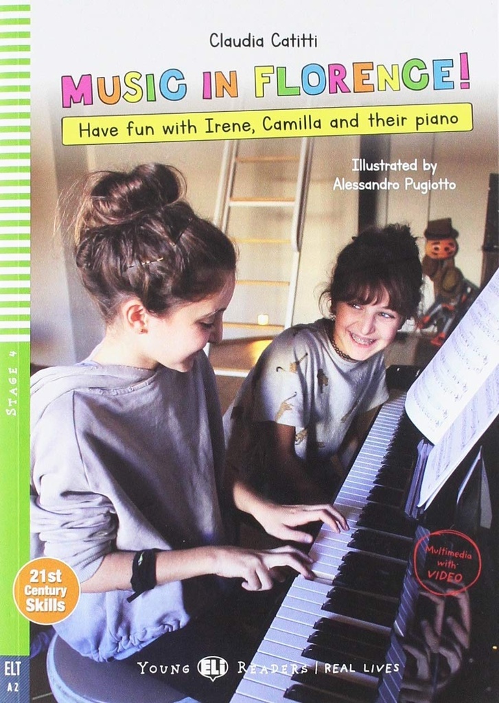 ELI YOUNG : MUSIC IN FLORENCE!  - FLYERS WITH BOOK WITH VIDEO MULTI-ROM - 