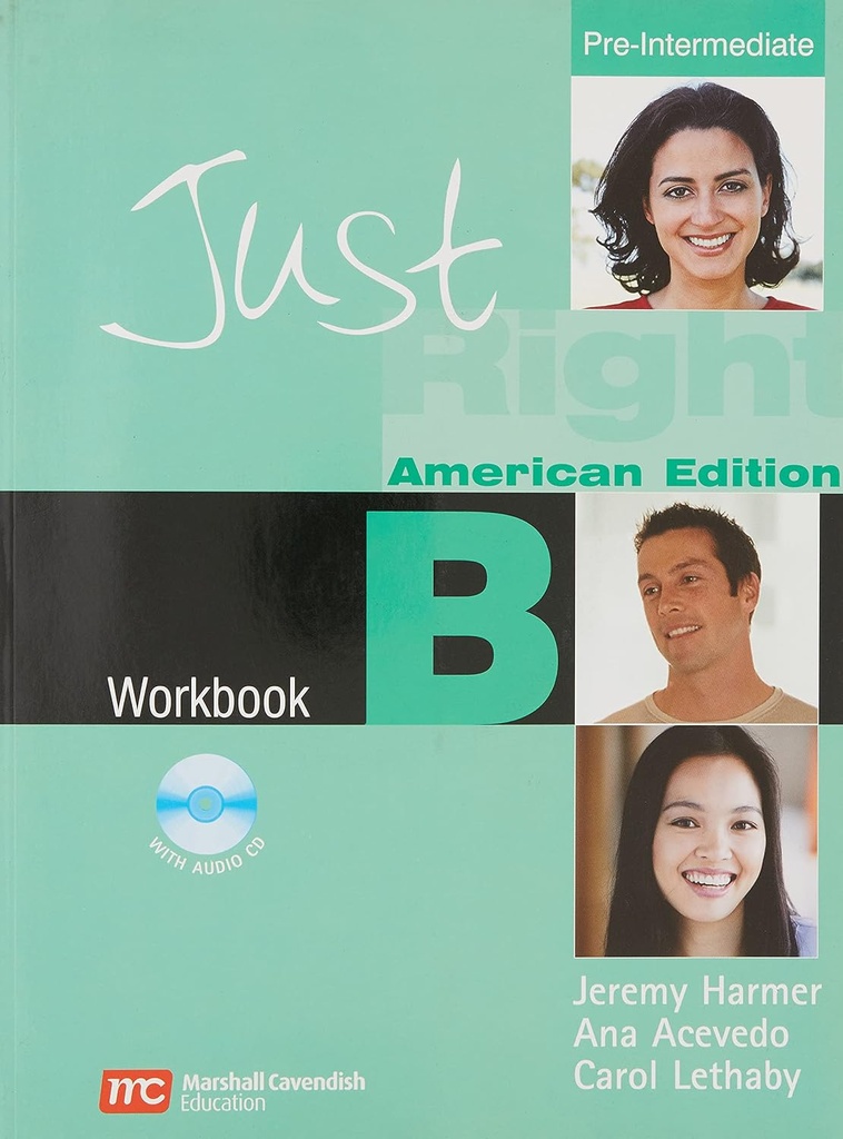 JUST RIGHT PRE-INTERMEDIATE WBK (NO KEY)+CD (AMERICAN ED)