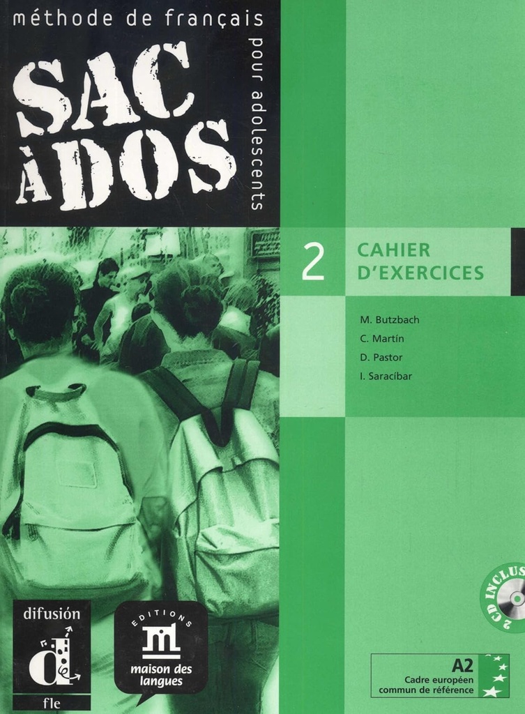 SAC À DOS 2 CAHIER D'EXERCICES+CD