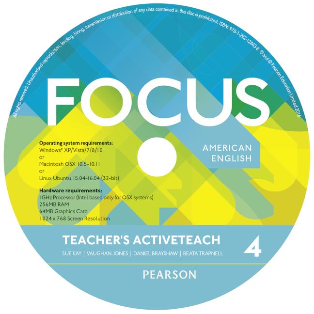 FOCUS 4 TEACHER'S ACTIVE TEACH (US.ED)