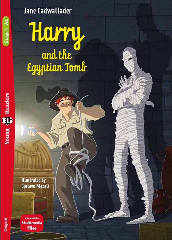 ELI YOUNG : HARRY & THE EGYPTIAN TOMB  - FLYERS WITH BOOK WITH DOWNLOADABLE MULTIMEDEA  - 