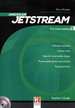 AMERICAN JETSTREAM PRE-INTER COMBO B TEACHER'S BOOK A, E-ZONE & CLASS AUDIO CDS (2)