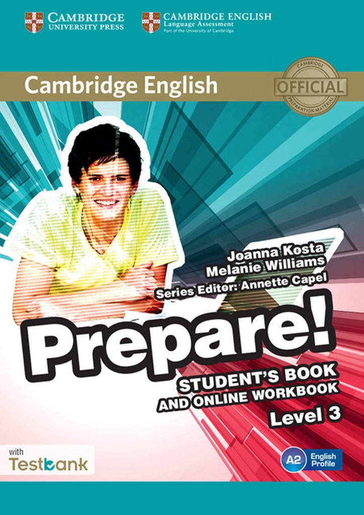 CAMBRIDGE ENGLISH PREPARE! 3 SBK & ONLINE WBK+TESTBANK