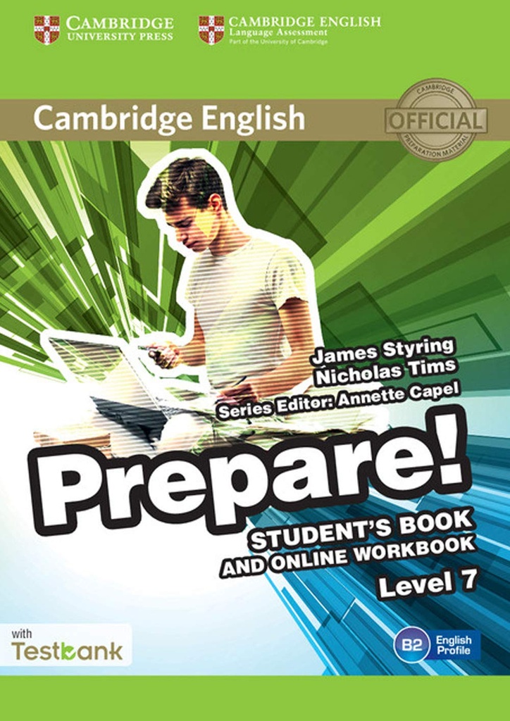 CAMBRIDGE ENGLISH PREPARE! 7 SBK & ONLINE WBK+TESTBANK