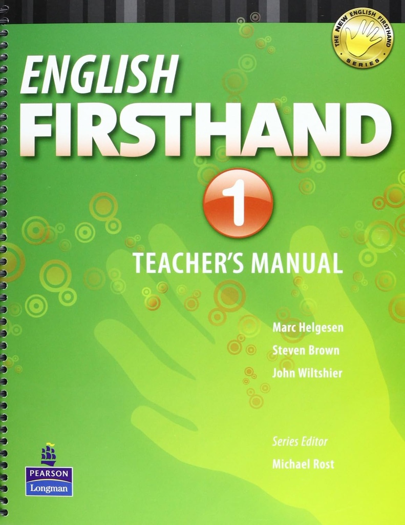 ENGLISH FIRSTHAND 1 TEACHER'S MANUAL+CD-ROM (4TH ED)