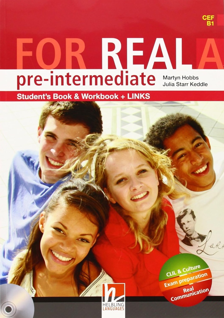 FOR REAL PRE-INTERMEDIATE A SBK+WBK, STUDENT'S CD-ROM & LINKS AUDIO
