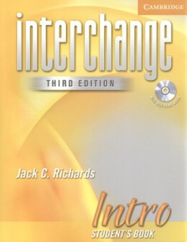 INTERCHANGE, THIRD EDITION INTRO SBK+SELF-ST+AUD CD