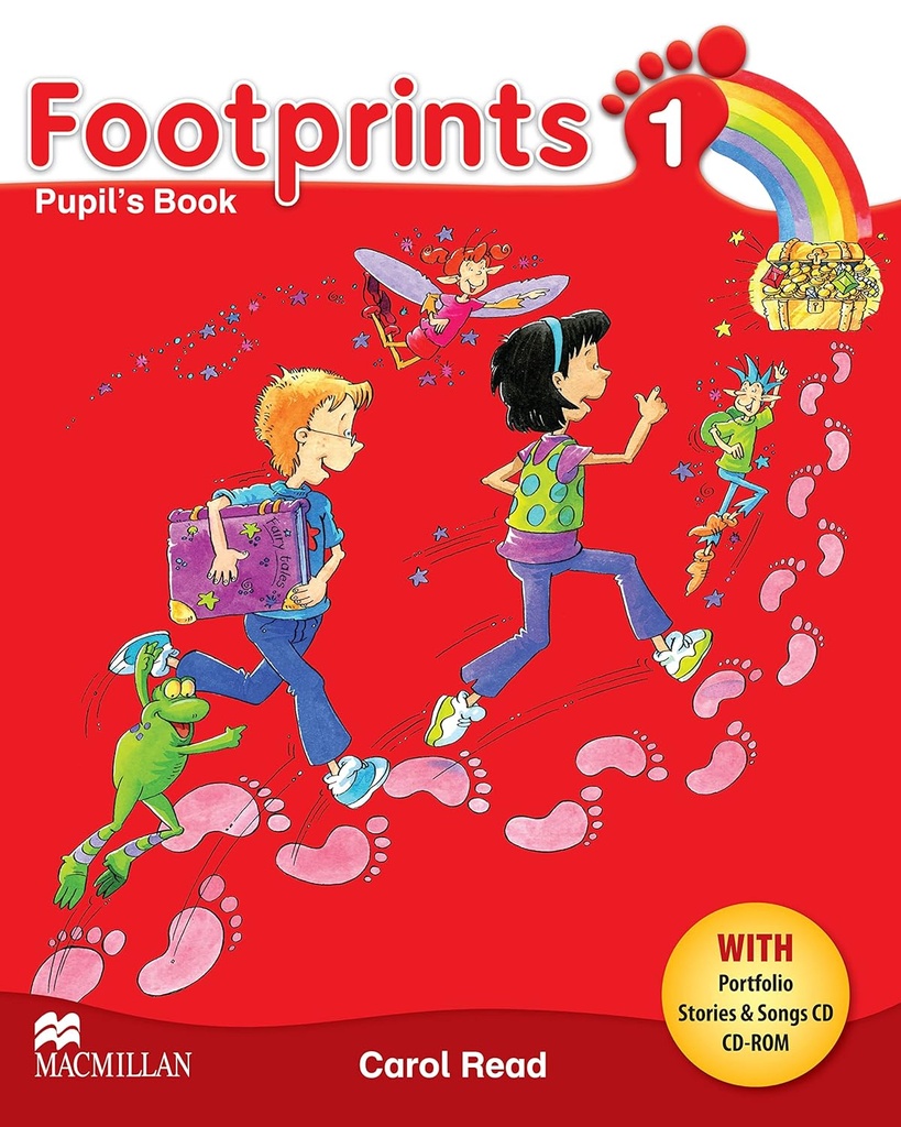 FOOTPRINTS 1 PUPIL'S BOOK+CD-ROM, SONGS, STORIES CD & PORTFOLIO BOOKLET
