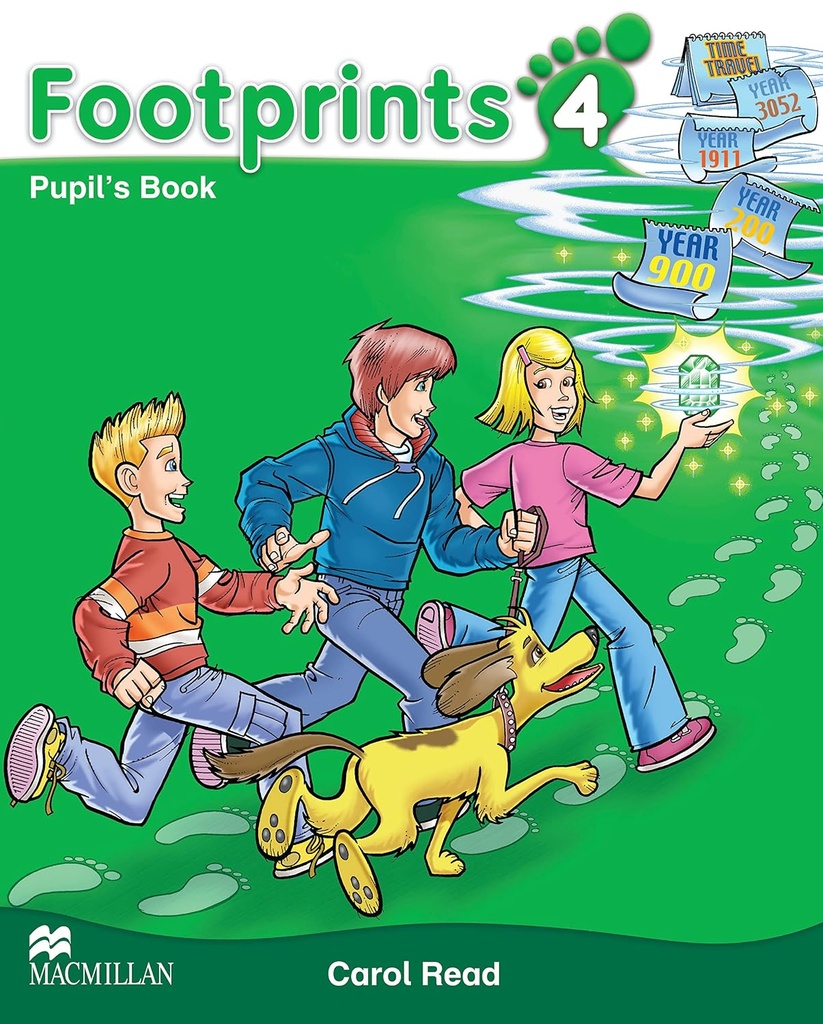 FOOTPRINTS 4 PUPIL'S BOOK, CD-ROM, SONGS, STORIES CD & PORTFOLIO BOOKLET