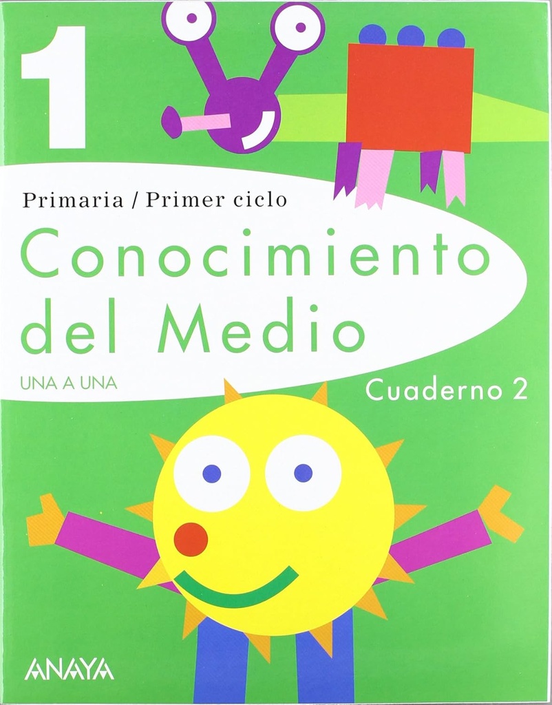 CONOCIMIENTO DEL MEDIO 1 UNA A UNA CUADERNO 2