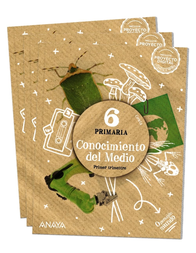 CONOCIMIENTO DEL MEDIO 6 EP (OPERACION MUNDO)