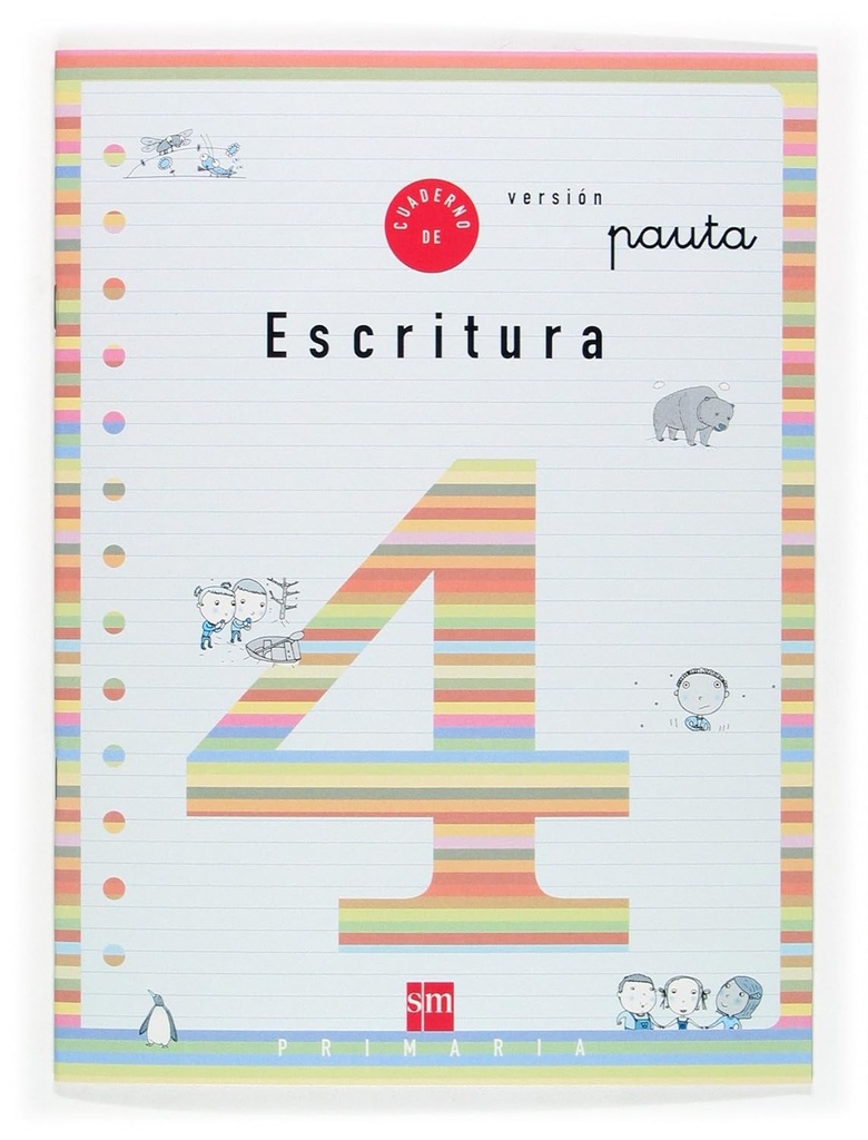 CUADERNO DE ESCRITURA 4 VERSION PAUTA
