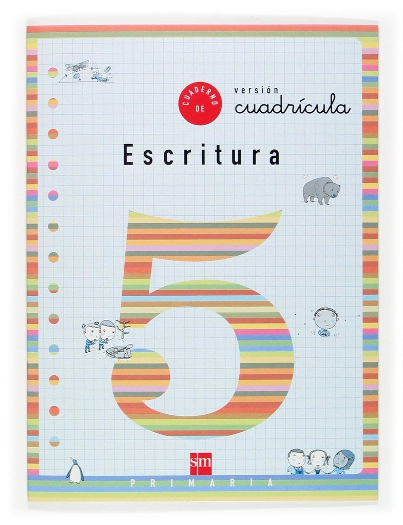 CUADERNO DE ESCRITURA 5 VERSION CUADRICULA
