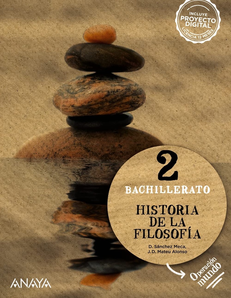 HISTORIA DE LA FILOSOFIA 2 BACHILLERATO (OPERACION MUNDO)