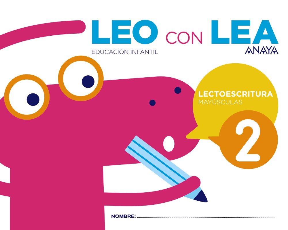 LEO CON LEA 2 LECTOESCRITURA MAYUSCULAS (4 ANOS)