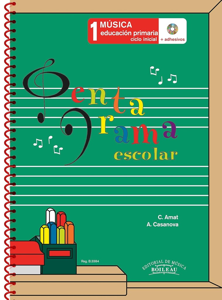 PENTAGRAMA ESCOLAR MUSICA 1