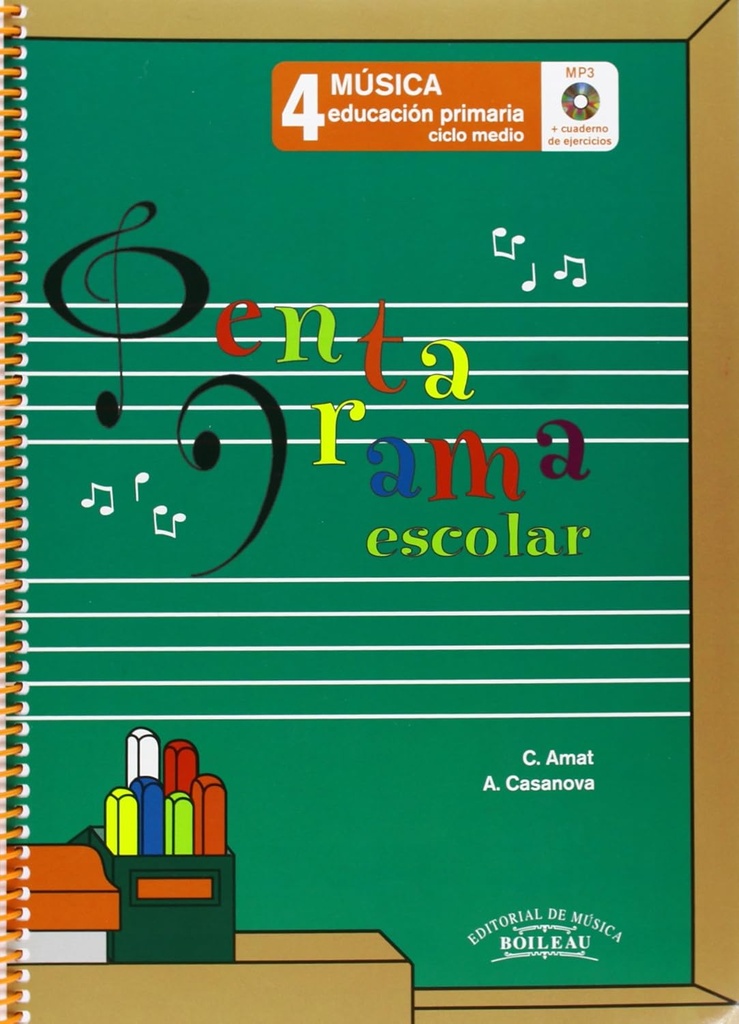 PENTAGRAMA ESCOLAR MUSICA 4