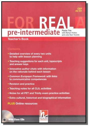 FOR REAL PRE-INTERMEDIATE A TBK+ CLASS AUDIO CDS (2)