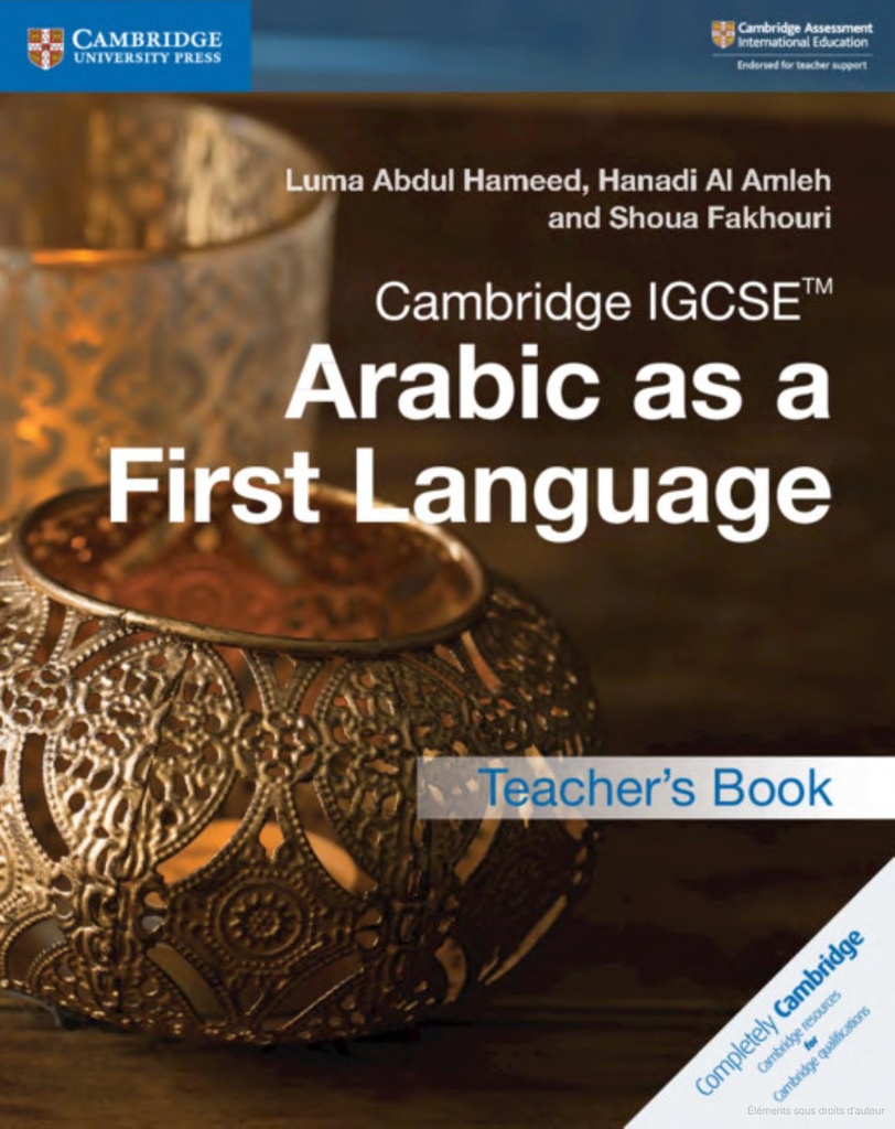 CAMBRIDGE IGCSE ARABIC AS A FIRST LANGUAGE TBK