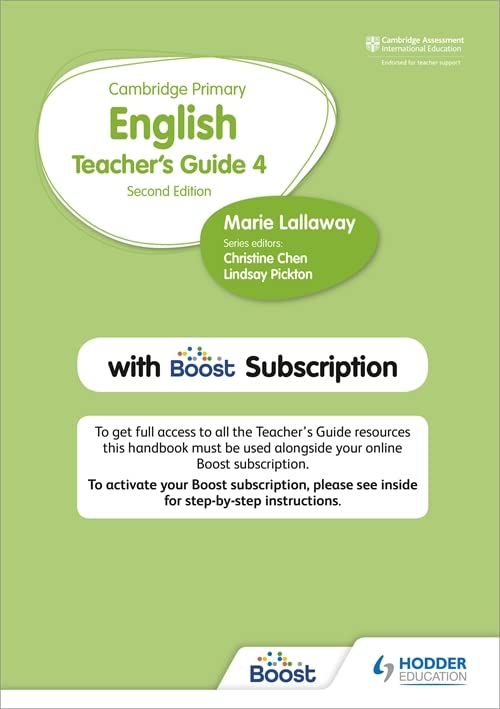CAMBRIDGE PRIMARY ENGLISH 4 TEACHER'S GUIDE+BOOST SUBSCRIPTION (2ND ED)