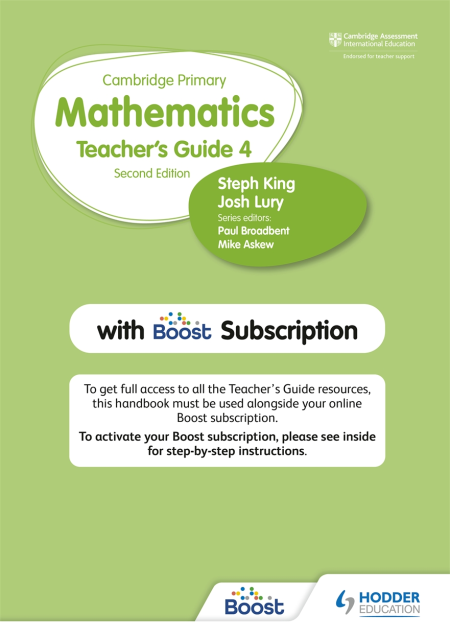 CAMBRIDGE PRIMARY MATHEMATICS 4 TEACHER'S GUIDE+BOOST SUBSCRIPTION (2ND ED)