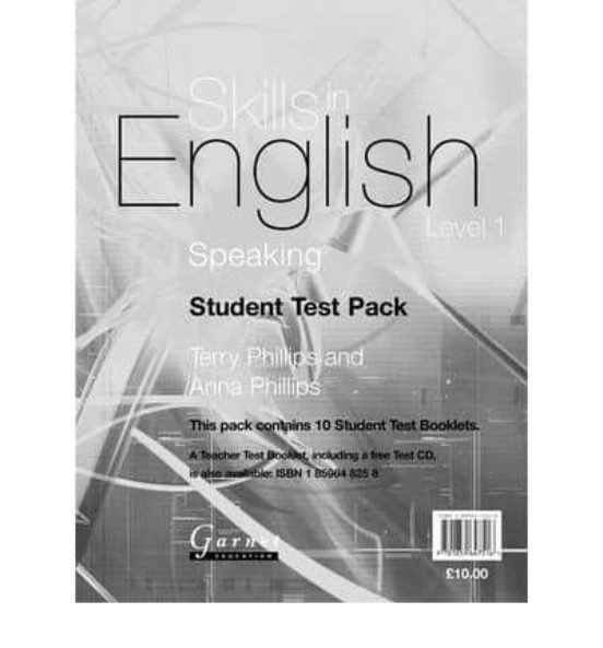 SKILLS IN ENGLISH 1 SPEAKING STUDENT TEST