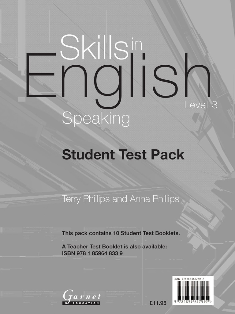 SKILLS IN ENGLISH 3 SPEAKING STUDENT TEST