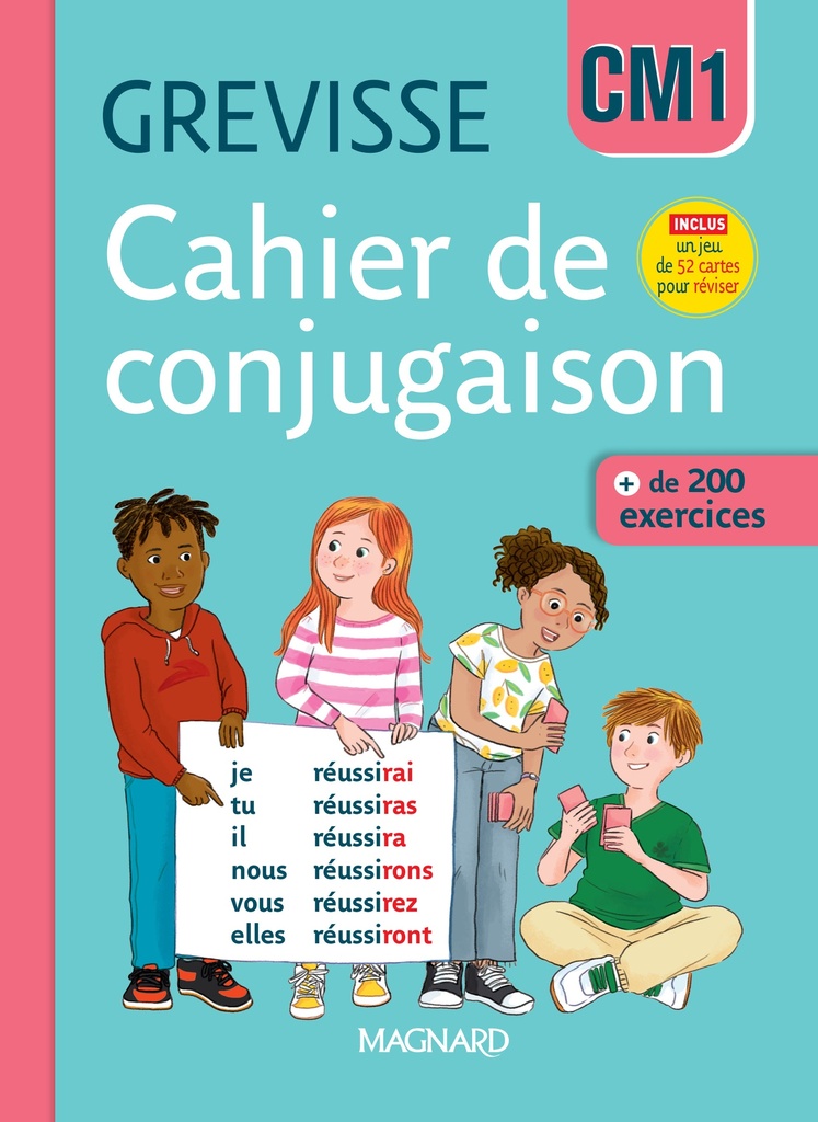 CAHIER DE CONJUGAISON GREVISSE CM1 N.E