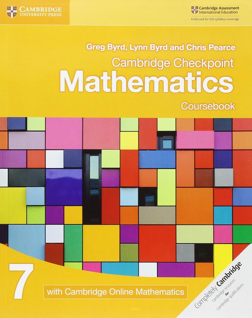 CAMBRIDGE CHECKPOINT MATHEMATICS 7 CBK+CAMBRIDGE ONLINE MATHEMATICS