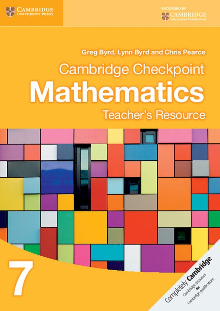 CAMBRIDGE CHECKPOINT MATHEMATICS 7 TEACHER'S RESOURCE