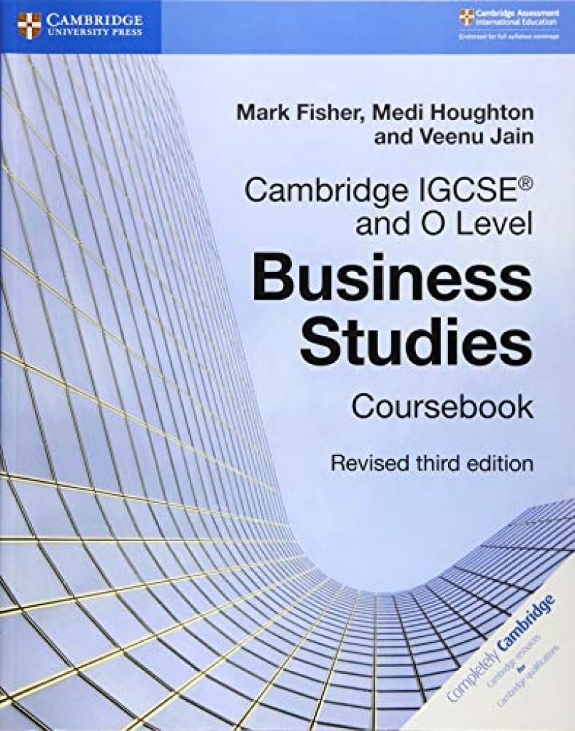 CAMBRIDGE IGCSE & O LEVEL BUSINESS STUDIES CBK (3RD ED 2020 EXAM)
