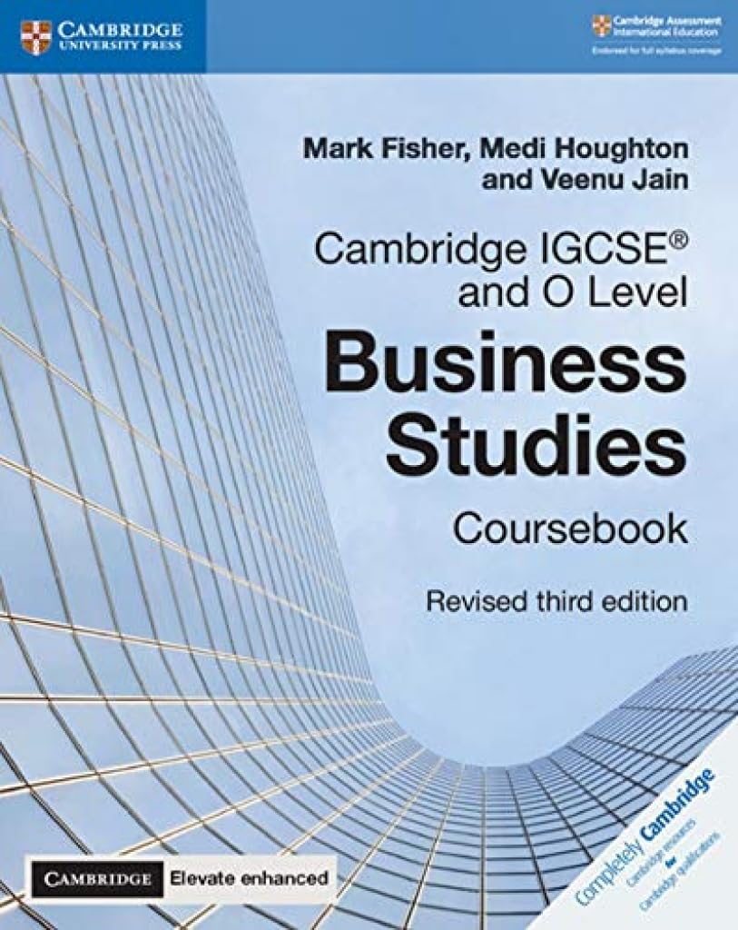 CAMBRIDGE IGCSE & O LEVEL BUSINESS STUDIES CBK+CAMBRIDGE ELEVATE ENHANCED ED (2 YEARS) (3RD ED 2020 EXAM)