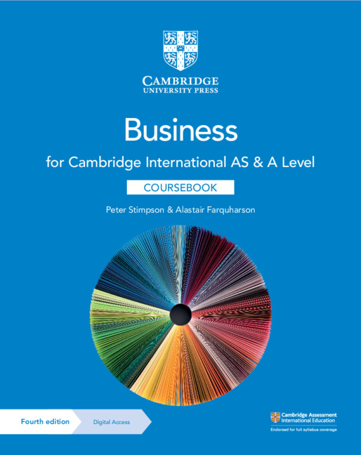 CAMBRIDGE INTERNATIONAL AS & A LEVEL BUSINESS CBK+DIGITAL ACCESS (2 YEARS)