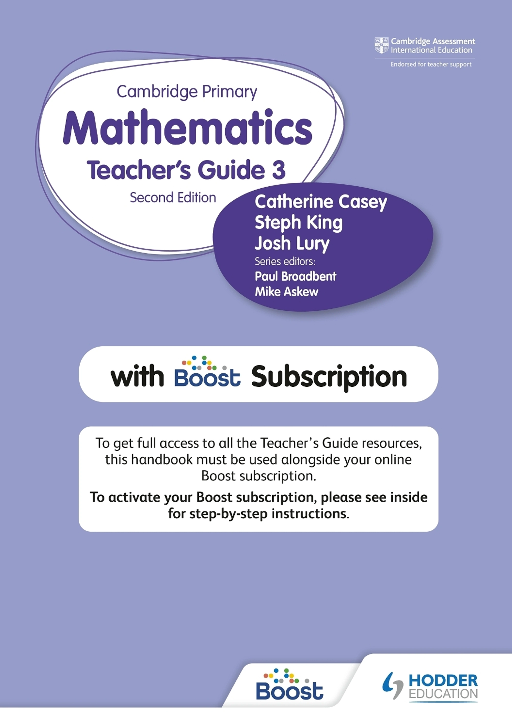 CAMBRIDGE PRIMARY MATHEMATICS 3 TEACHER'S GUIDE+BOOST SUBSCRIPTION (2ND ED)