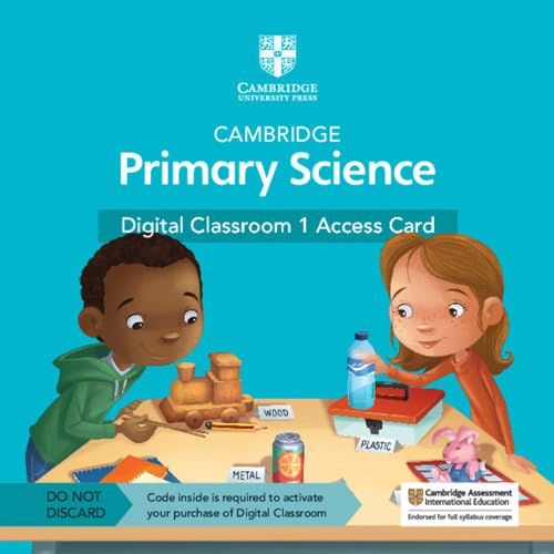 CAMBRIDGE PRIMARY SCIENCE 1 DIGITAL CLASSROOM ACCESS CARD (1 YEAR SITE LICENCE) (2ND ED)